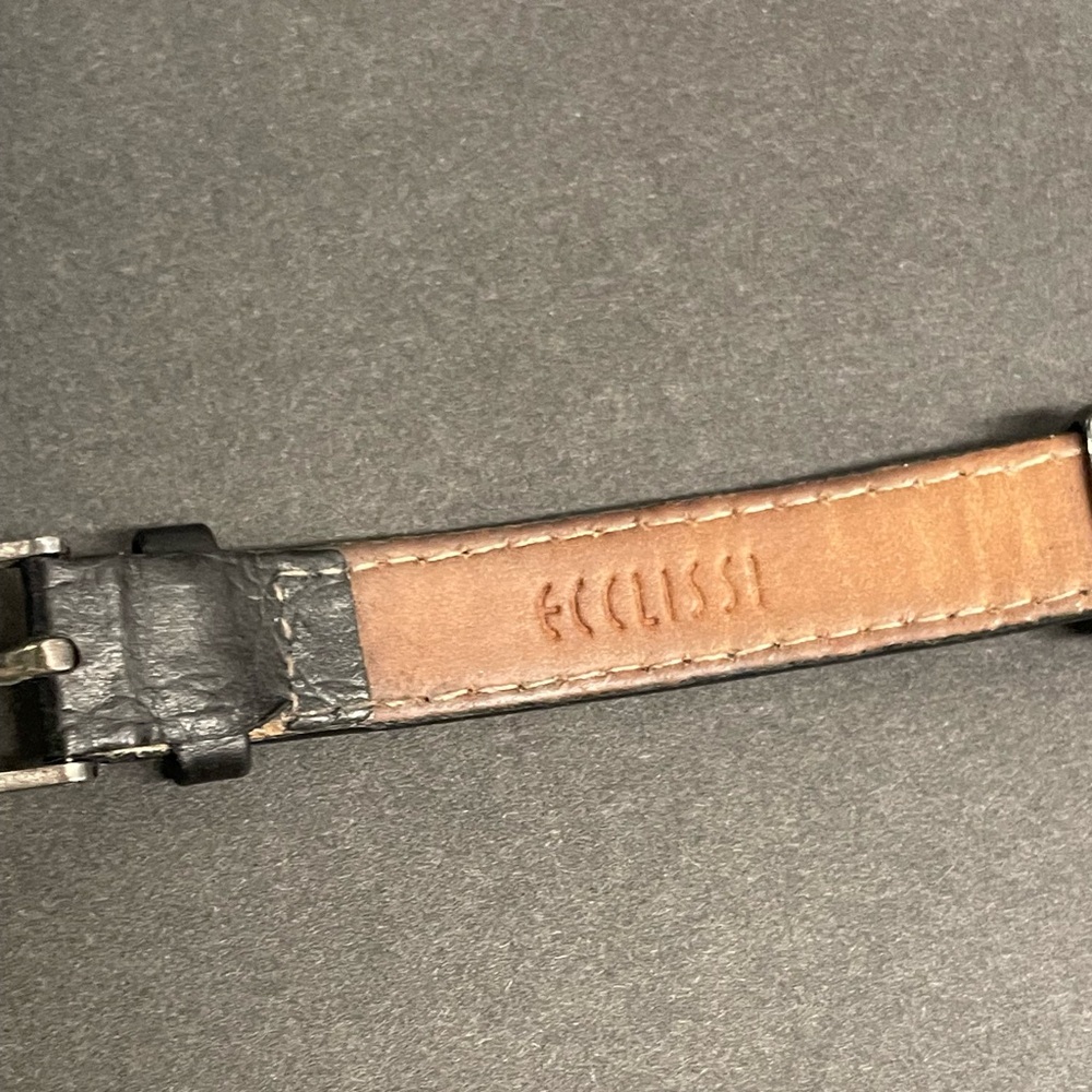 ❤️$6 THIS WEEKEND ONLY❤️ VINTAGE ECCLISSI STERLING SILVER WATCH - Picture 7 of 10